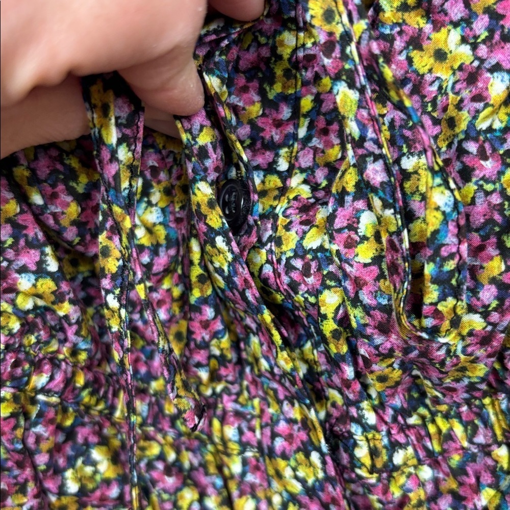 J. Crew Women's Floral Liberty Fabric Blouse - Size 6 - Picture 4 of 9